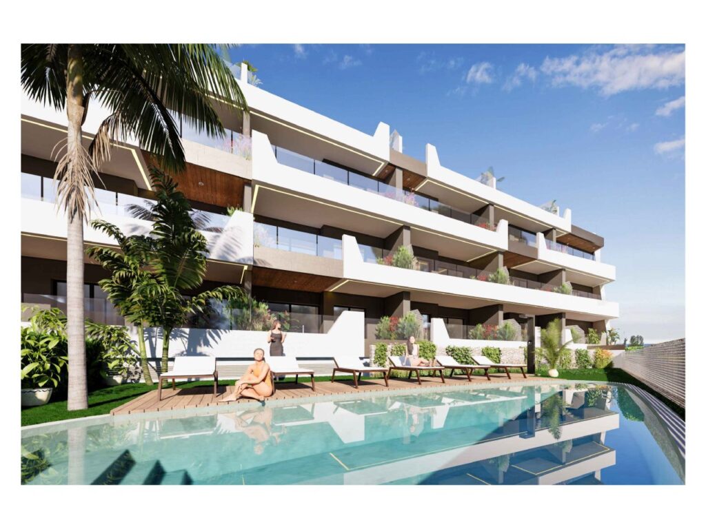 Three-bedroom apartment for sale in Benijofar, Alicante, with village surroundings on the Costa Blanca