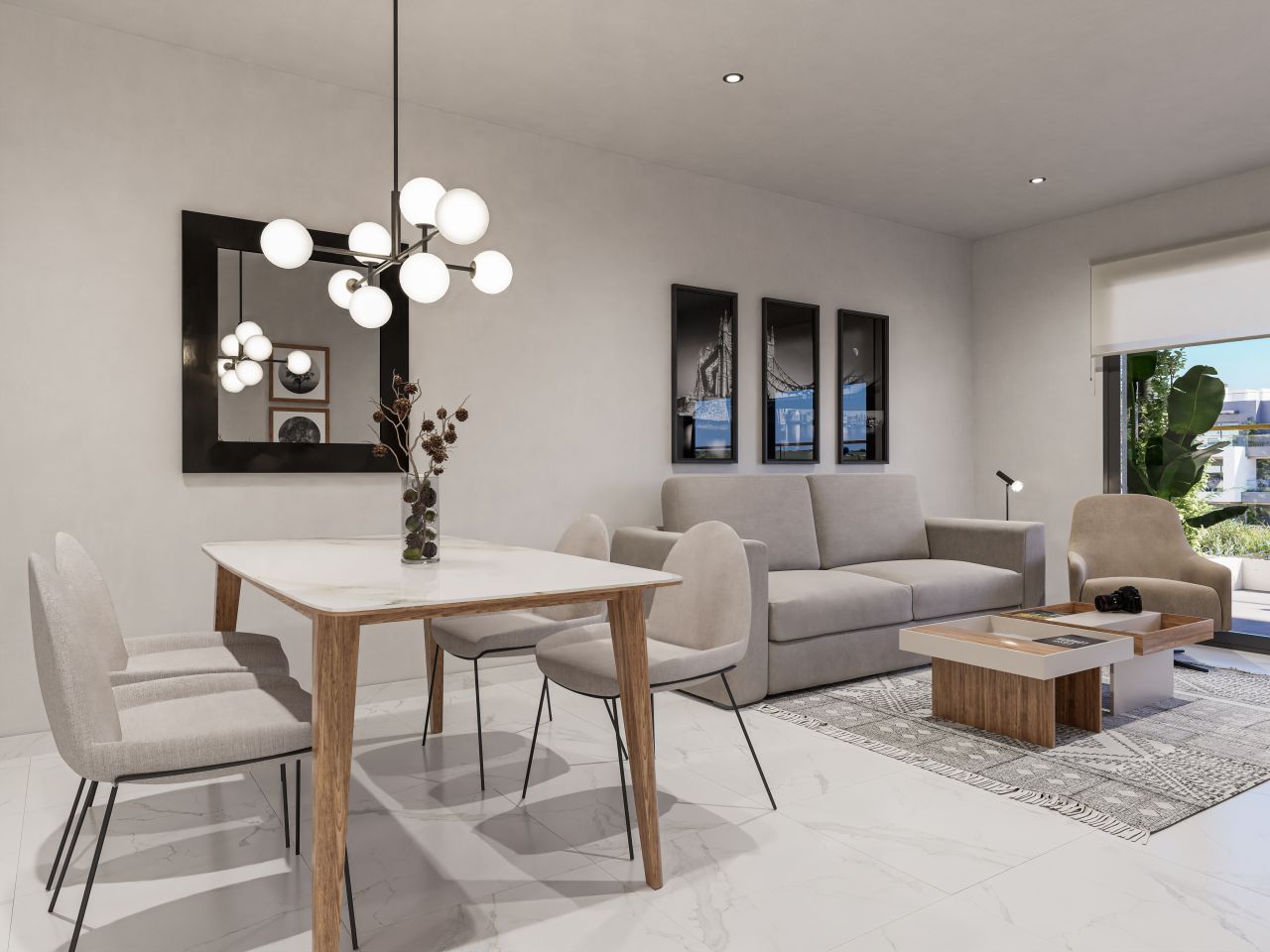 Two-bedroom duplex apartment exterior in Torrevieja, Costa Blanca, with private parking