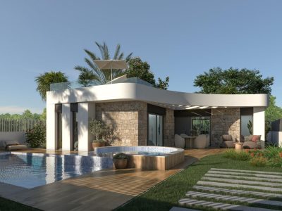 New build 3-bedroom villa with private pool and terrace in Los Montesinos, Alicante