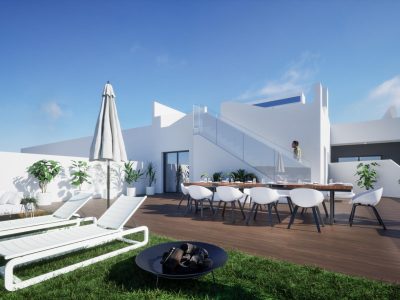New build penthouse in Benijofar with large private solarium terrace and views over the residential complex