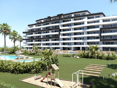 New build 2-bedroom apartment with terrace in gated complex, San Miguel de Salinas, Costa Blanca