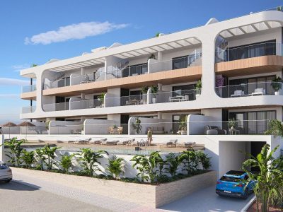 New build penthouse terrace with private solarium in Benijofar, Costa Blanca South