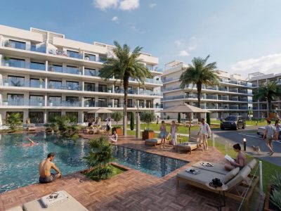Modern new build apartment in Guardamar del Segura with spacious terrace in a gated coastal urbanisation
