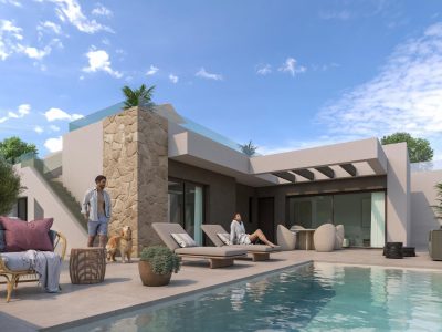 New-build single-storey villa in Benijofar with private pool and terrace on a 250 m² plot